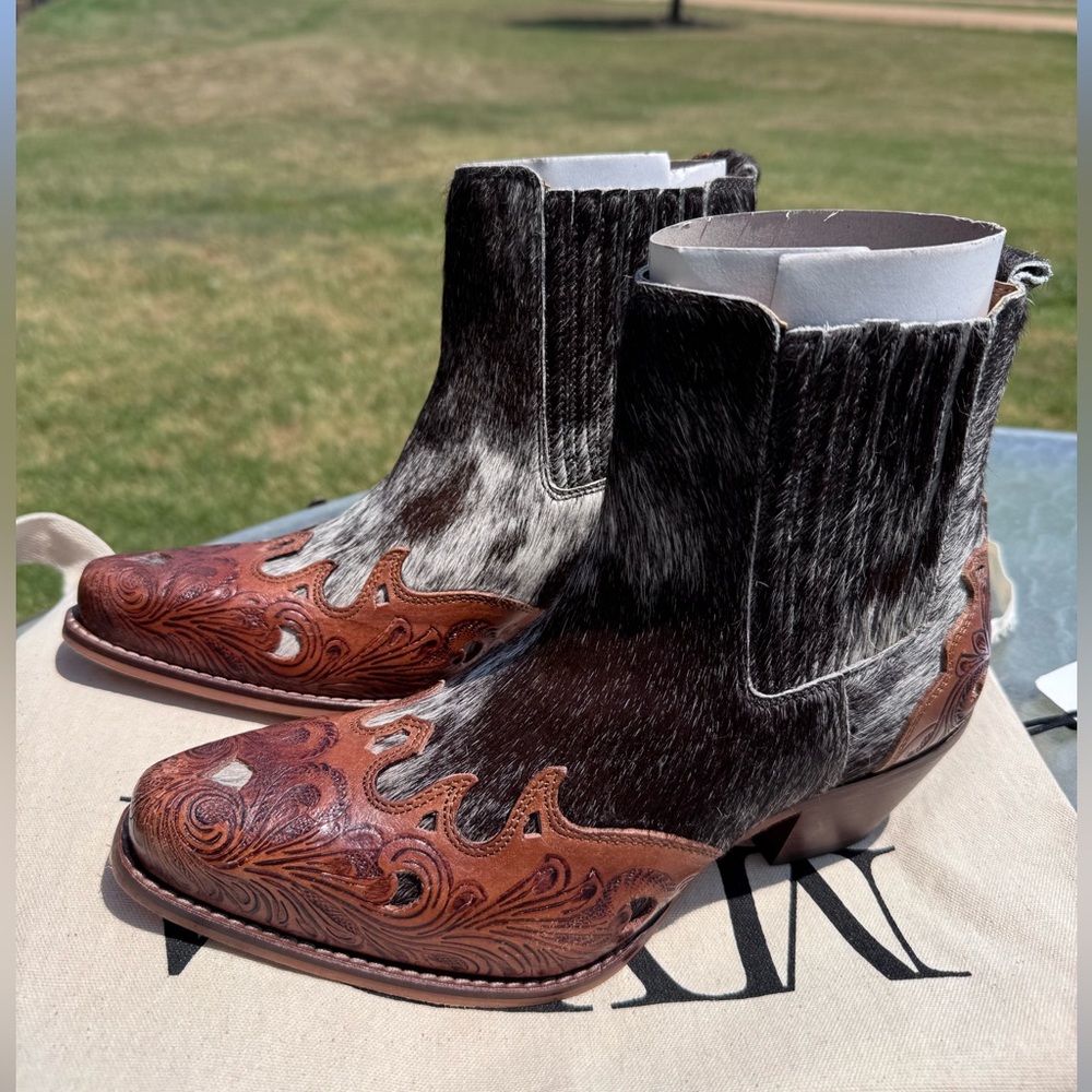 Myra Bag Twin Forks Booties Size 7